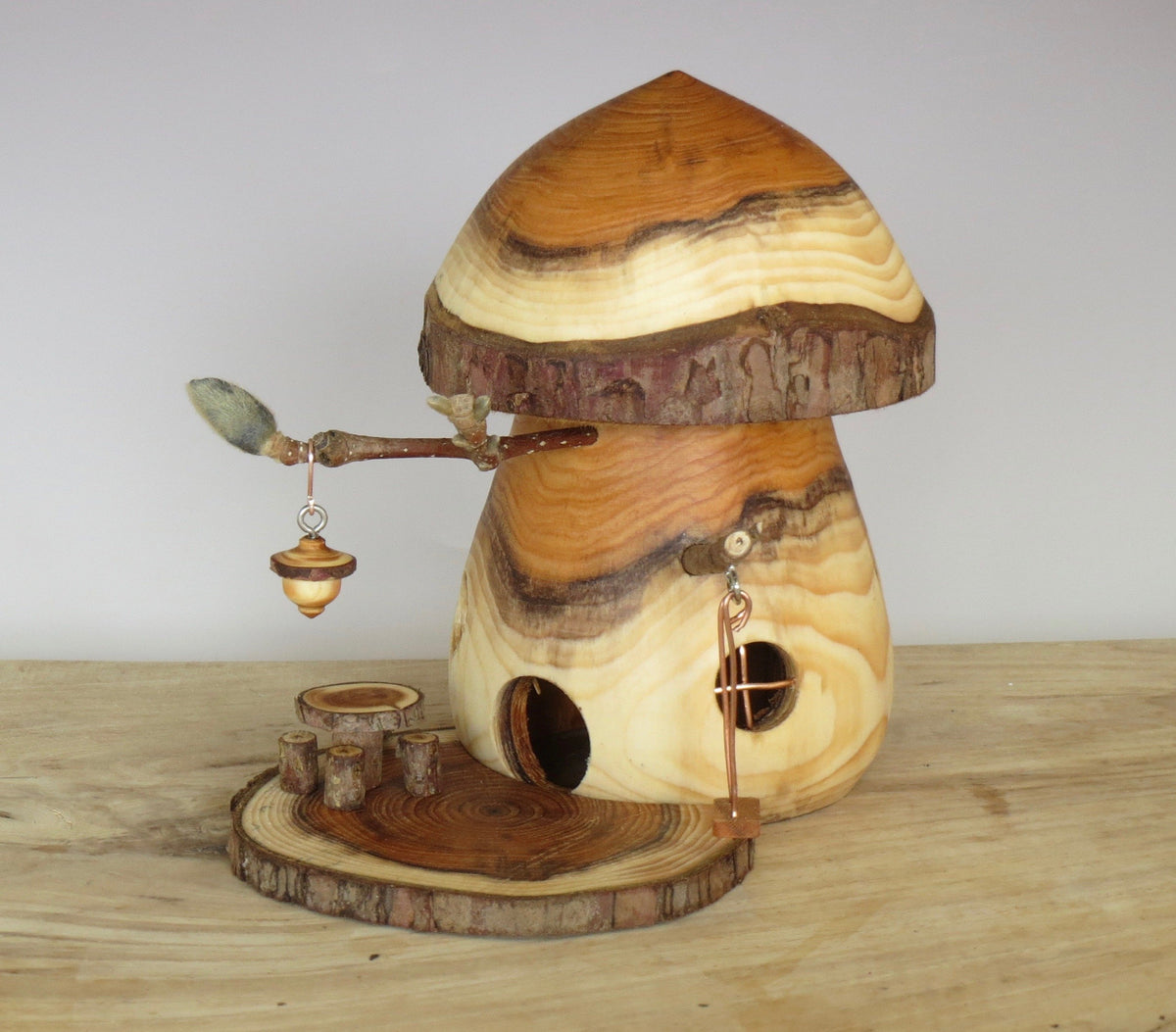 Fairy Land – Tagged turned mushroom ornaments– Schoolhouse Woodcrafts