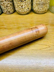 Rolling Pin,Turned Artisan Rolling Pin, Pastry Rolling Pin, Carob