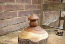 Unique Turned Wood Fairy House, Waldorf Style Fairy House