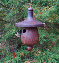 Birdhouse, Striking Black Walnut Usable Birdhouse