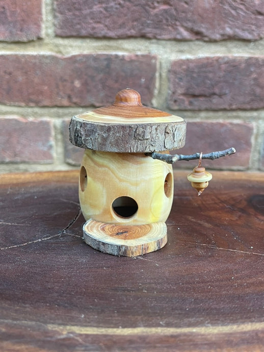 Acorn Shaped Turned Fairy House, Waldorf Style