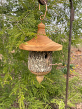 Natural Bark Catalpa Usable Birdhouse