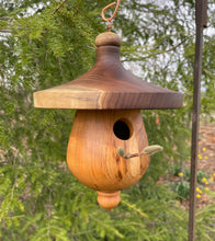 Birdhouse, Black Walnut and Cherry Birdhouse