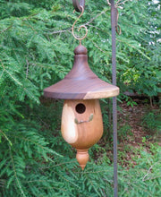 Birdhouse, Black Walnut and Black Cherry Hardwood Outdoor Birdhouse