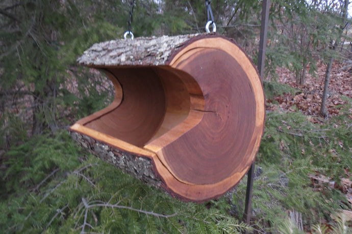 Large Cherry Hanging Bird Feeder,  Our Largest Feeder Ever!