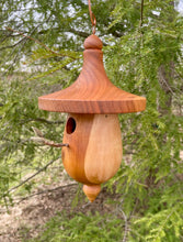 Birdhouse, Black Cherry Hardwood Outdoor Birdhouse