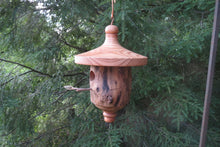 Birdhouse,  Rusttic Barkless Elm Usable Birdhouse