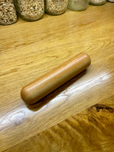 Rolling Pin, Dumpling Rolling Pin, Black Cherry European-Style Rolling Pin, Artisan Turned Small Rolling Pin