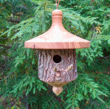 Birdhouse, Elm Bark Rustic Birdhouse