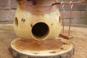 Fairy House With Swing, Yew Mushroom Fairy House