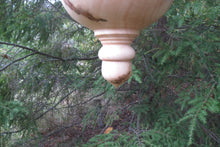 Birdhouse, Black Walnut and Ambrosia Maple Acorn-Shaped Birdhouse