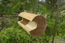 The Original Natural Log Seed Feeder, Medium Small Smooth Catalpa