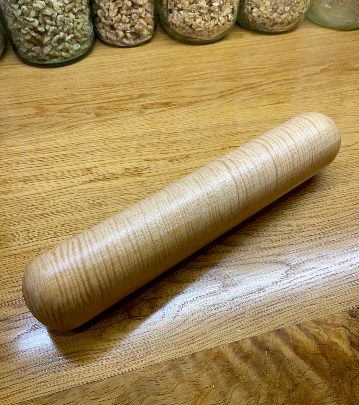 Rolling Pin, European Style Maple Rolling Pin