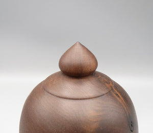 Fairy House, Turned Black Walnut