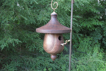 Black Walnut  Elegant Outdoor Birdhouse