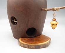 Fairy House, Turned Black Walnut