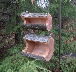 Large Cherry Hanging Bird Feeder,  Our Largest Feeder Ever!