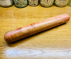 Rolling Pin,Turned Artisan Rolling Pin, Pastry Rolling Pin, Carob