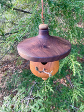 Zen Birdhouse Made From Black Cherry and Black Walnut