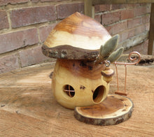 Fairy House With Swing, Yew Mushroom Fairy House