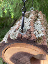 Bird Feeder, Extra-Large Black Walnut Log Bird Feeder