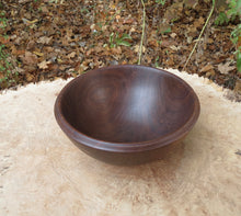 Gorgeous hand turned usable Black Walnut bowl created by Schoolhouse Woodcrafts