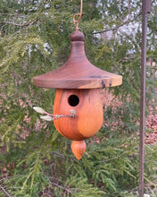 Birdhouse, Black Walnut and Black Cherry Hardwood Outdoor Birdhouse