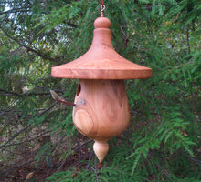 Birdhouse, Black Cherry and Ambrosia Maple Birdhouse