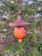 Birdhouse, Black Walnut and Black Cherry Hardwood Outdoor Birdhouse