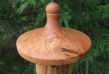 Birdhouse, Black Cherry and  Maple Birdhouse