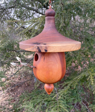 Birdhouse, Black Walnut and Black Cherry Hardwood Outdoor Birdhouse