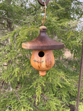 Birdhouse, Black Walnut and Cherry Birdhouse