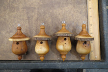 Reserved Order for Barn Swallow 2025- 25 Turned Wood Birdhouse Ornaments