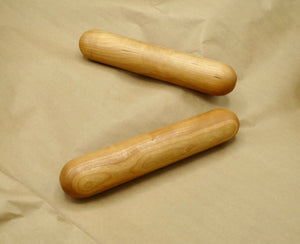 Rolling Pin, Dumpling Rolling Pin, Black Cherry European-Style Rolling Pin, Artisan Turned Small Rolling Pin