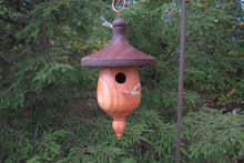 Birdhouse, Black Walnut and Black Cherry Hardwood Outdoor Birdhouse