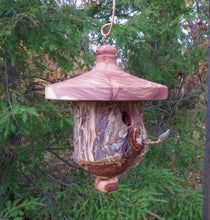 Birdhouse, Eastern Red Cedar Bark Usable Birdhouse