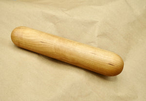 Rolling Pin, Dumpling Rolling Pin, Black Cherry European-Style Rolling Pin, Artisan Turned Small Rolling Pin