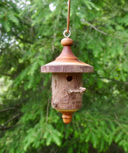 Birdhouse Ornament, designed and created by Schoolhouse Woodcrafts