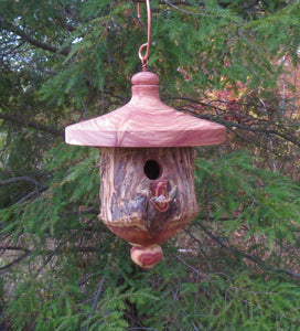 Cedar Bark Birdhouse by Schoolhouse Woodcrafts