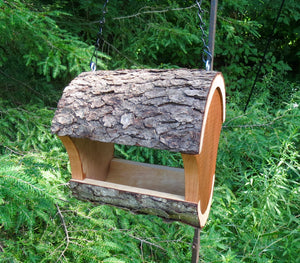 Bird Feeder, Medium-Large Hanging Fly Through Cherry Bird Feeder