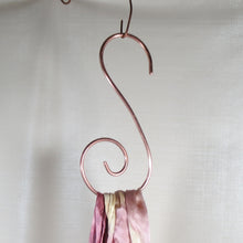 copper hanger, scarf hanger